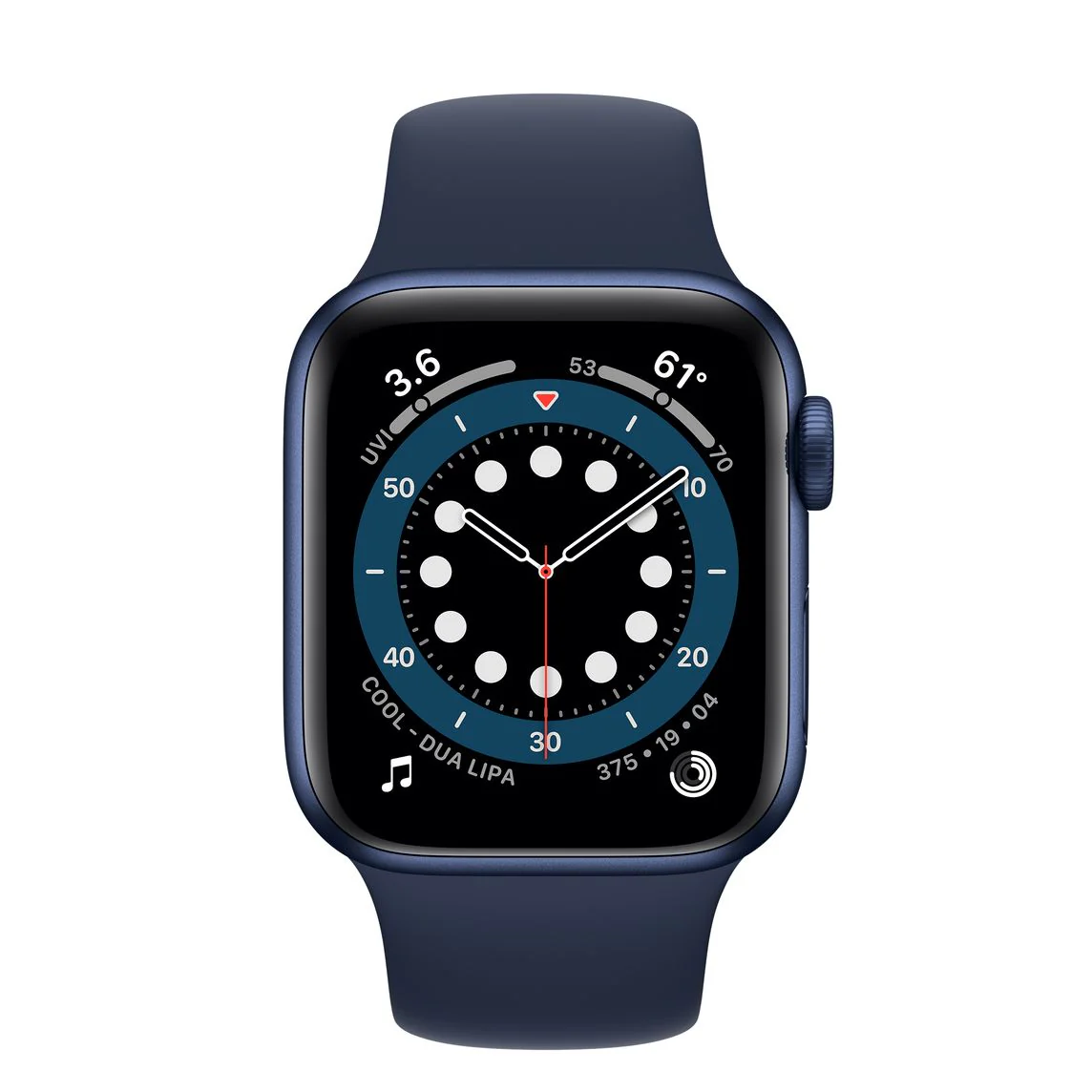 Watch Series 6 GPS Aluminium Case 40mm - FACE ONLY – Blue