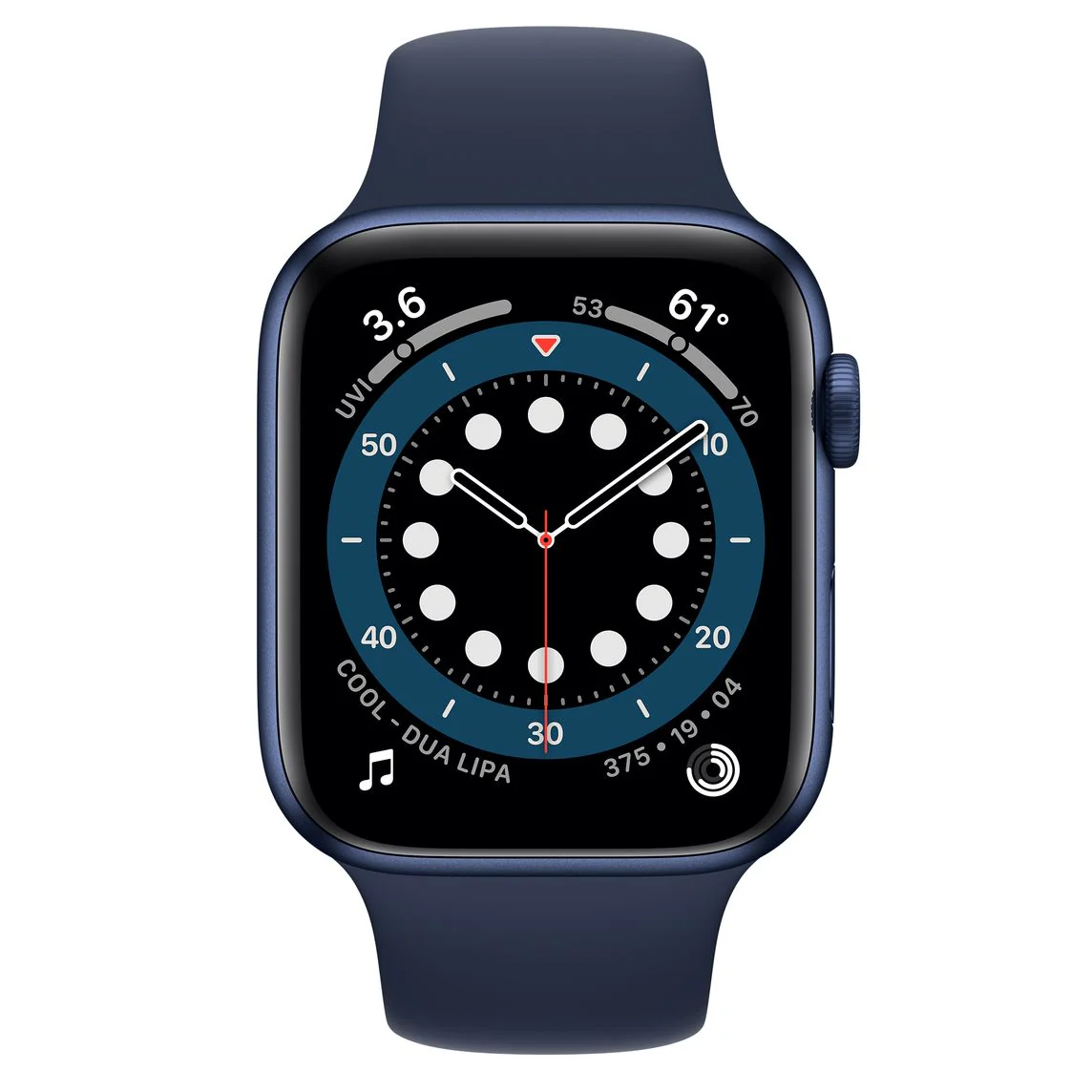 Watch Series 6 GPS Aluminium Case 44mm - FACE ONLY – Blue